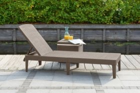 Шезлонг Джайпур (Jaipur Sun lounger) капучино в Тавде - tavda.ok-mebel.com | фото 2