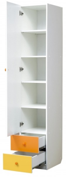 Шкаф 1-но дверный с ящиками Радуга (400) в Тавде - tavda.ok-mebel.com | фото 2