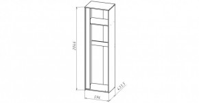 ЛИНДА-2 Шкаф 1-о дверный для одежды (ЛНД.02) в Тавде - tavda.ok-mebel.com | фото 2