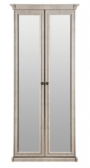 Шкаф 2-х створчатый с Зеркалом Афина (крем корень) в Тавде - tavda.ok-mebel.com | фото