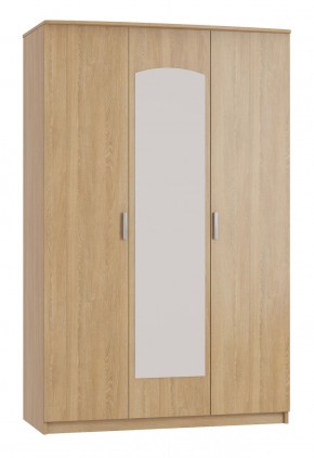 Шкаф 3-х дверный с зеркалом Шк210.1 МС Ирина в Тавде - tavda.ok-mebel.com | фото