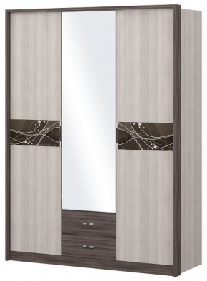 Шкаф 3-х дверный с зеркалом Шк68.2 МС Николь в Тавде - tavda.ok-mebel.com | фото