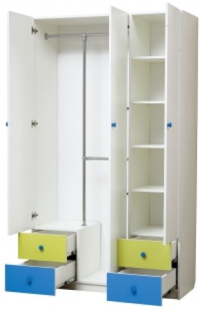 Шкаф 3-х дверный с ящиками и зеркалом Радуга (1200) в Тавде - tavda.ok-mebel.com | фото 2