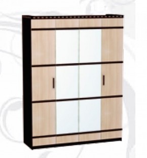 Шкаф 4-х дверный для одежды и белья "Ольга-13" в Тавде - tavda.ok-mebel.com | фото