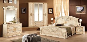 Шкаф 4-х дверный с зеркалами (02.144) Рома (беж) в Тавде - tavda.ok-mebel.com | фото 3