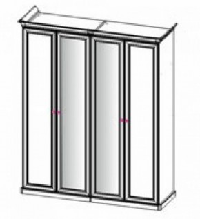 Шкаф 4-х створчатый (2+2) с Зеркалом "Патрисия" (караваджо) в Тавде - tavda.ok-mebel.com | фото