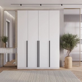 Шкаф 4-х створчатый Айрон ШК-13 (белый) в Тавде - tavda.ok-mebel.com | фото
