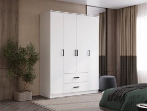 Шкаф 4-х створчатый Титан (белый) в Тавде - tavda.ok-mebel.com | фото 5