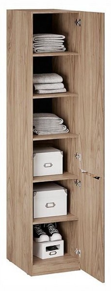 Шкаф для белья Глосс СМ-319.07.001 в Тавде - tavda.ok-mebel.com | фото 2
