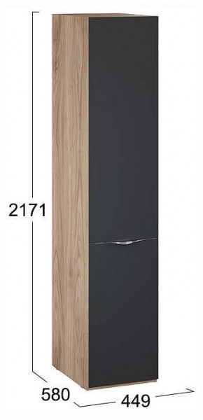 Шкаф для белья Глосс СМ-319.07.001 в Тавде - tavda.ok-mebel.com | фото 4