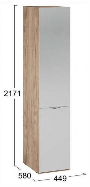 Шкаф для белья Глосс СМ-319.07.002 в Тавде - tavda.ok-mebel.com | фото 4