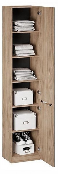 Шкаф для белья Глосс СМ-319.07.011 в Тавде - tavda.ok-mebel.com | фото 2