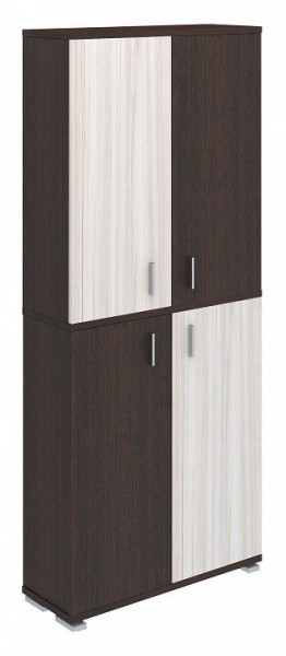 Шкаф книжный Домино ПУ-30-3 в Тавде - tavda.ok-mebel.com | фото