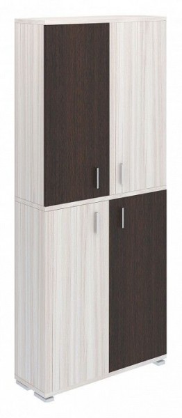 Шкаф книжный Домино ПУ-30-3 в Тавде - tavda.ok-mebel.com | фото