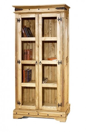 Шкаф книжный "Викинг 03" массив в Тавде - tavda.ok-mebel.com | фото 2