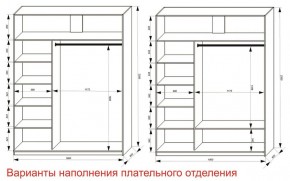 Шкаф-купе 1800 серии SOFT D8+D2+B2+PL4 (2 ящика+F обр.штанга) профиль «Графит» в Тавде - tavda.ok-mebel.com | фото 7