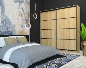 Шкаф-купе Лофт 2400 Шк24-60 (Дуб Сонома) в Тавде - tavda.ok-mebel.com | фото 7