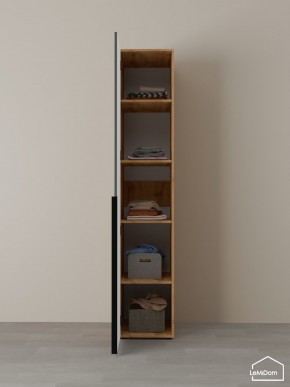 Шкаф Linnea MHR-1-2 2050х400х510 (ДВ-М 11.1.25) в Тавде - tavda.ok-mebel.com | фото 4