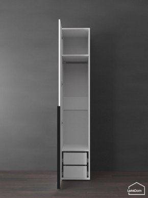 Шкаф Linnea MHR-1-3 2050х400х510 (Белый-М 11.1.2) в Тавде - tavda.ok-mebel.com | фото 6