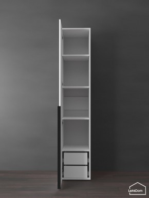 Шкаф Linnea MHR-1-4 2050х400х510 (Белый-М 11.1.1) в Тавде - tavda.ok-mebel.com | фото 7