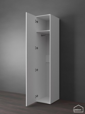 Шкаф Linnea MHR-1PO 2050х400х510 (Белый-М 11.1.2) в Тавде - tavda.ok-mebel.com | фото 4