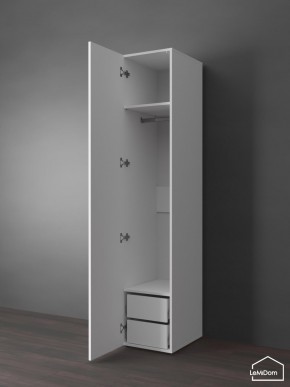 Шкаф Linnea MHR-1PO-3 2050х400х510 (Белый-М 11.1.2) в Тавде - tavda.ok-mebel.com | фото 4