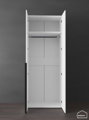 Шкаф Linnea MHR-2 2050х800х510 (Белый-М 11.1.2) в Тавде - tavda.ok-mebel.com | фото 4