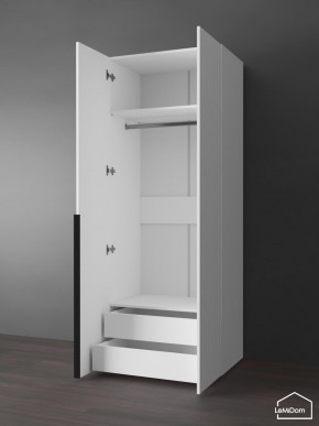 Шкаф Linnea MHR-2-3 2050х800х510 (Белый-М 11.1.2) в Тавде - tavda.ok-mebel.com | фото 5