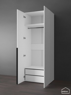 Шкаф Linnea MHR-2-3 2050х800х510 (Белый-М 11.1.2) в Тавде - tavda.ok-mebel.com | фото 6