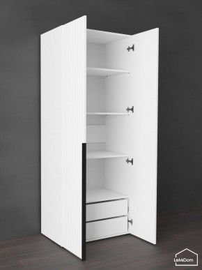 Шкаф Linnea MHR-2-4 2050х800х510 (Белый-М 11.1.2) в Тавде - tavda.ok-mebel.com | фото 6