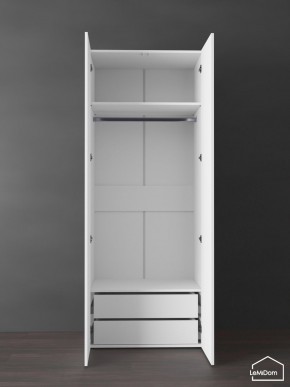 Шкаф Linnea MHR-2PO-3 2050х800х510 (Белый-М 11.1.2) в Тавде - tavda.ok-mebel.com | фото 4