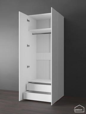 Шкаф Linnea MHR-2PO-3 2050х800х510 (Белый-М 11.1.2) в Тавде - tavda.ok-mebel.com | фото 5