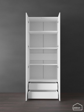 Шкаф Linnea MHR-2PO-4 2050х800х510 (Белый-М 11.1.2) в Тавде - tavda.ok-mebel.com | фото 6