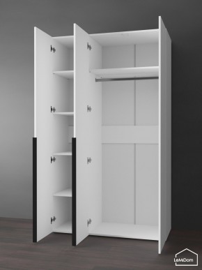 Шкаф Linnea MHR-3-1 2050х1200х510 (Белый-М 11.1.2) в Тавде - tavda.ok-mebel.com | фото 5