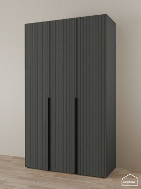 Шкаф Linnea MHR-3-1 2050х1200х510 (Графит-М 11.1.25) в Тавде - tavda.ok-mebel.com | фото