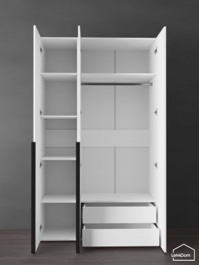 Шкаф Linnea MHR-3-2 2050х1200х510 (Белый-М 11.1.2) в Тавде - tavda.ok-mebel.com | фото 6