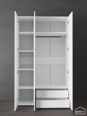 Шкаф Linnea MHR-3PO-2 2050х1200х510 (Белый-М 11.1.2) в Тавде - tavda.ok-mebel.com | фото 5