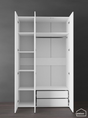 Шкаф Linnea MHR-3PO-2 2050х1200х510 (Белый-М 11.1.2) в Тавде - tavda.ok-mebel.com | фото 6
