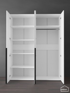 Шкаф Linnea MHR-4-1 2050х1600х510 (Белый-М 11.1.2) в Тавде - tavda.ok-mebel.com | фото 4