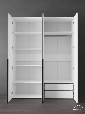 Шкаф Linnea MHR-4-2 2050х1600х510 (Белый-М 11.1.2) в Тавде - tavda.ok-mebel.com | фото 6