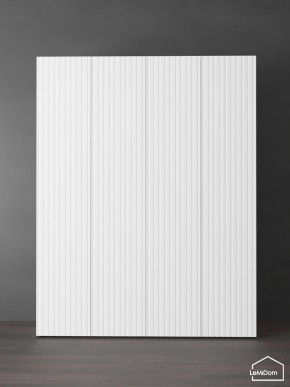 Шкаф Linnea MHR-4PO-1 2050х1600х510 (Белый-М 11.1.2) в Тавде - tavda.ok-mebel.com | фото 5