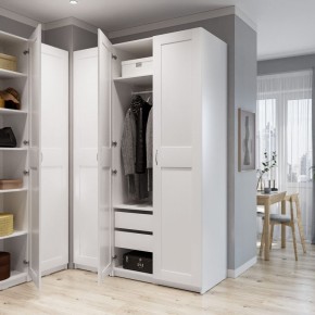 Шкаф МАКС однодверный, цвет белый в Тавде - tavda.ok-mebel.com | фото 4