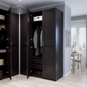 Шкаф МАКС однодверный, цвет Дуб Венге в Тавде - tavda.ok-mebel.com | фото 4