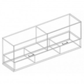Шкаф настенный "Сандра" 1300 (Белый лофт) в Тавде - tavda.ok-mebel.com | фото 4