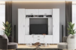 Шкаф настенный "Сандра" 1700 (Белый лофт) в Тавде - tavda.ok-mebel.com | фото 2