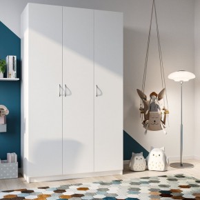 Шкаф ПЕГАС трехдверный, цвет белый в Тавде - tavda.ok-mebel.com | фото 2