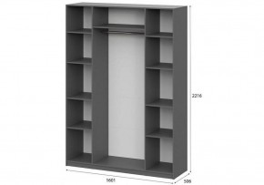 Шкаф платяной Даиго в Тавде - tavda.ok-mebel.com | фото 3