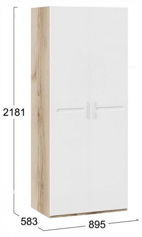 Шкаф платяной Фьюжн ТД-260.07.02 в Тавде - tavda.ok-mebel.com | фото 4