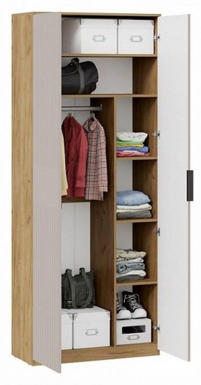 Шкаф платяной Хилтон Исп. 2 в Тавде - tavda.ok-mebel.com | фото 3