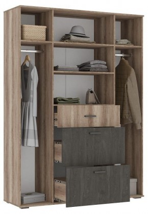 Шкаф платяной Паркинс в Тавде - tavda.ok-mebel.com | фото 2